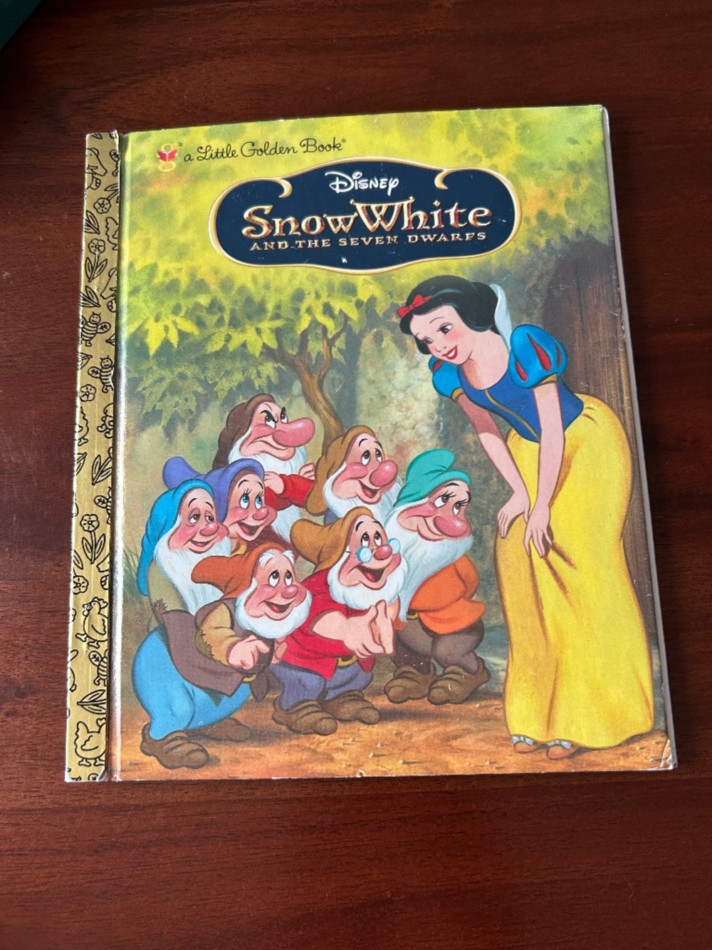 Vintage Disney Snow White and the Seven Dwarfs Little Golden Book Hardcover